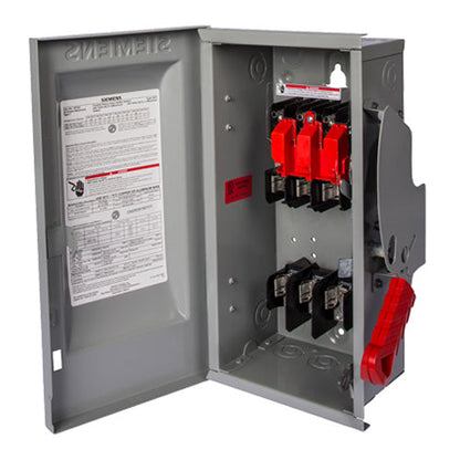Siemens HF364SS Disconnect Switch (Fusible) Stainless Steel 200A 600V Nema 4/4X - Essential Electric Supply