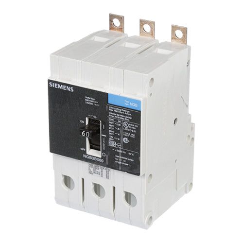 NGB3B060 Siemens Molded Case Circuit Breaker VL Series 60A 600V - Essential Electric Supply