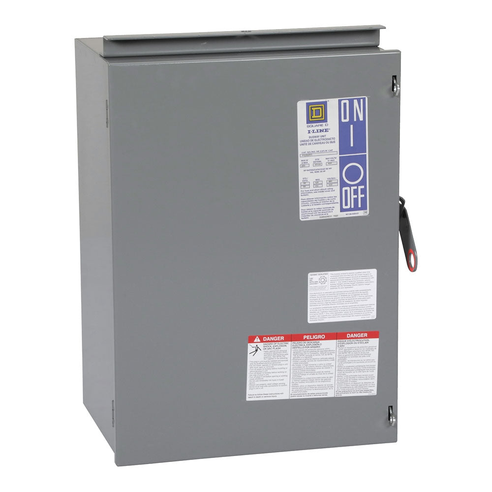 Square D PQ3620G Bus Plug | 200A 600VAC 3P Fusible I-Line