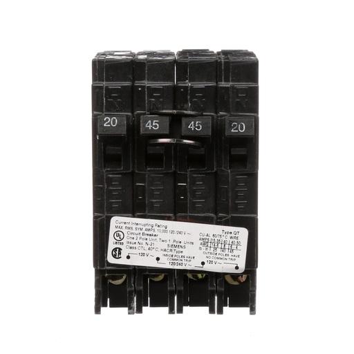 Siemens Q22045CT Circuit Breaker | 240V 45A 2P 10kA@240V Q Series