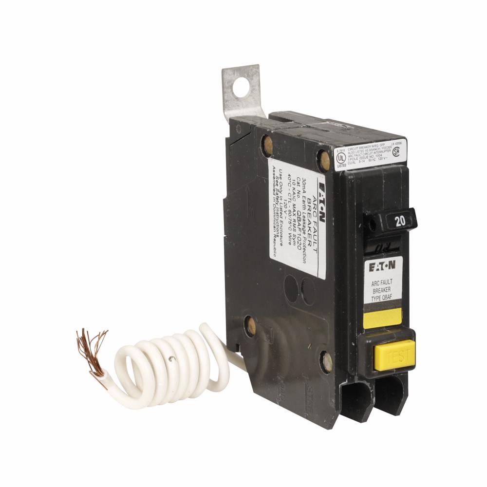 Cutler Hammer QBAF1020 Circuit Breaker | 240V 20A 1P 10kA@120V Bolt-On QUICKLAG