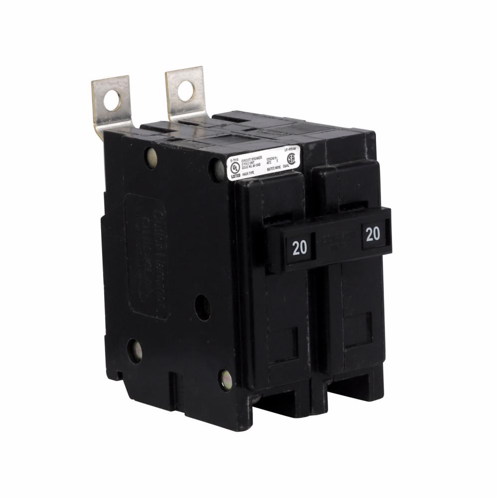 Cutler Hammer QBHW2020 Circuit Breaker | 240V 20A 2P 22kA@240V Bolt-On QUICKLAG