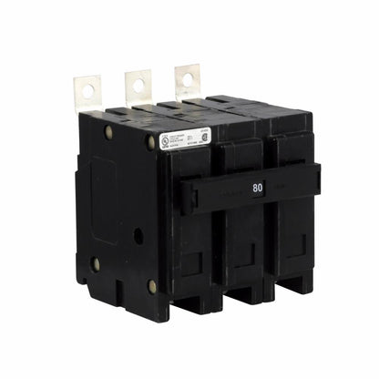 Cutler Hammer QBHW3080H Molded Case Circuit Breaker | 240V 80A 3P 22kA@240V Bolt-On QUICKLAG