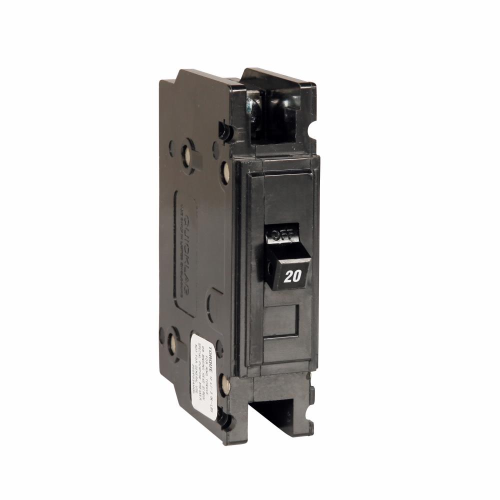 Cutler Hammer QC1020 Circuit Breaker | 240V 20A 1P 10kA@120V Feed-Thru QUICKLAG
