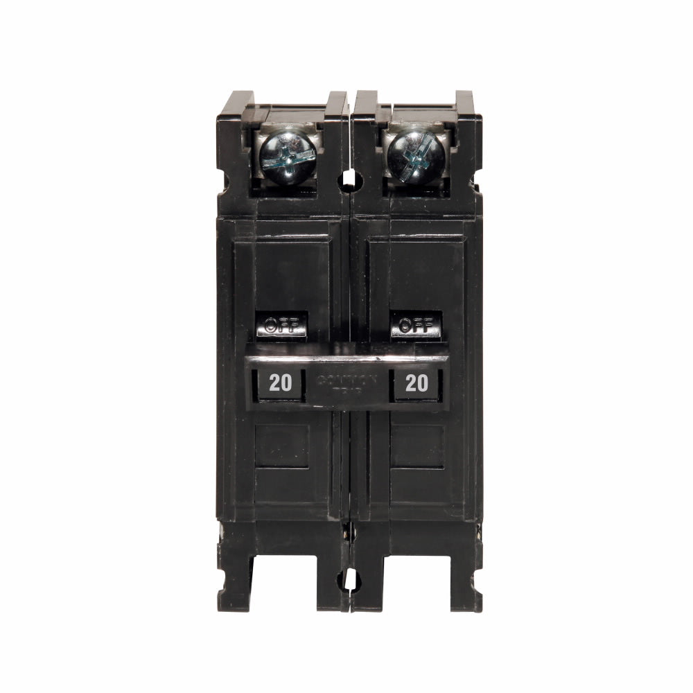QC2020 - Cutler Hammer Feed-Thru 20 Amp 2 Pole Circuit Breaker - Essential Electric Supply