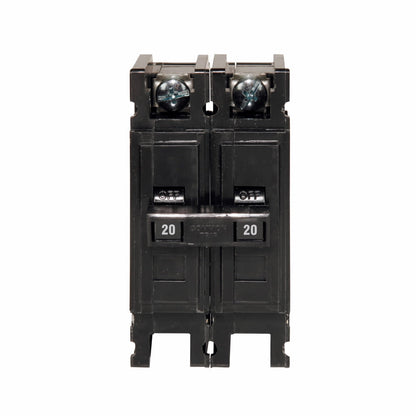 QC2020 - Cutler Hammer Feed-Thru 20 Amp 2 Pole Circuit Breaker - Essential Electric Supply