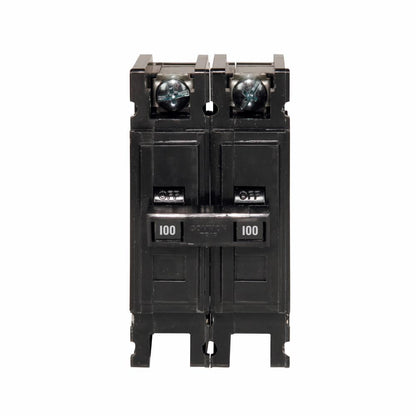 Cutler Hammer QC2100 Circuit Breaker | 240V 100A 2P 10kA@240V Feed-Thru QUICKLAG
