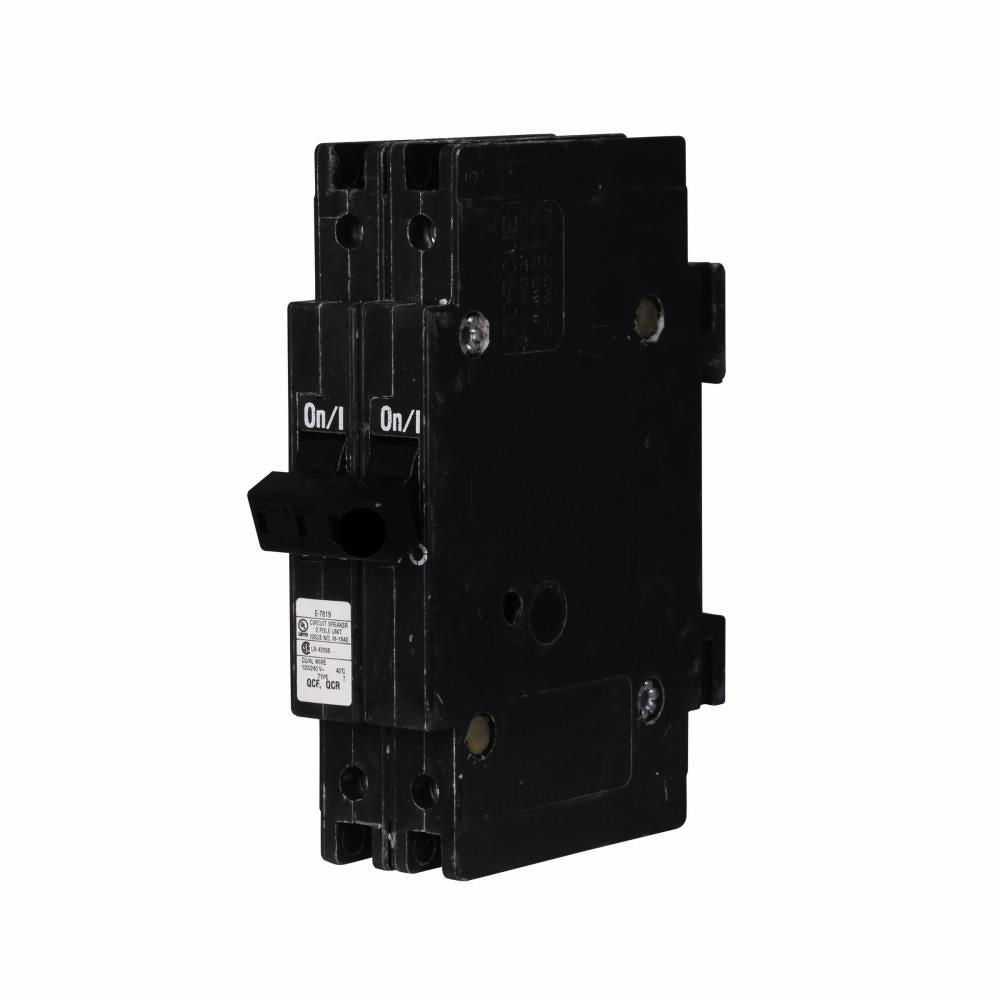 Cutler Hammer QCF2040 Circuit Breaker | 240V 40A 2P 10kA@120V Feed-Thru QUICKLAG