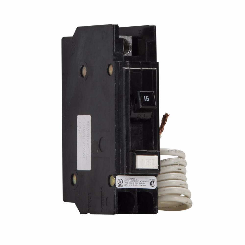 Cutler Hammer QCGFT1015 Circuit Breaker | QC Series QCGFT 120V 15A