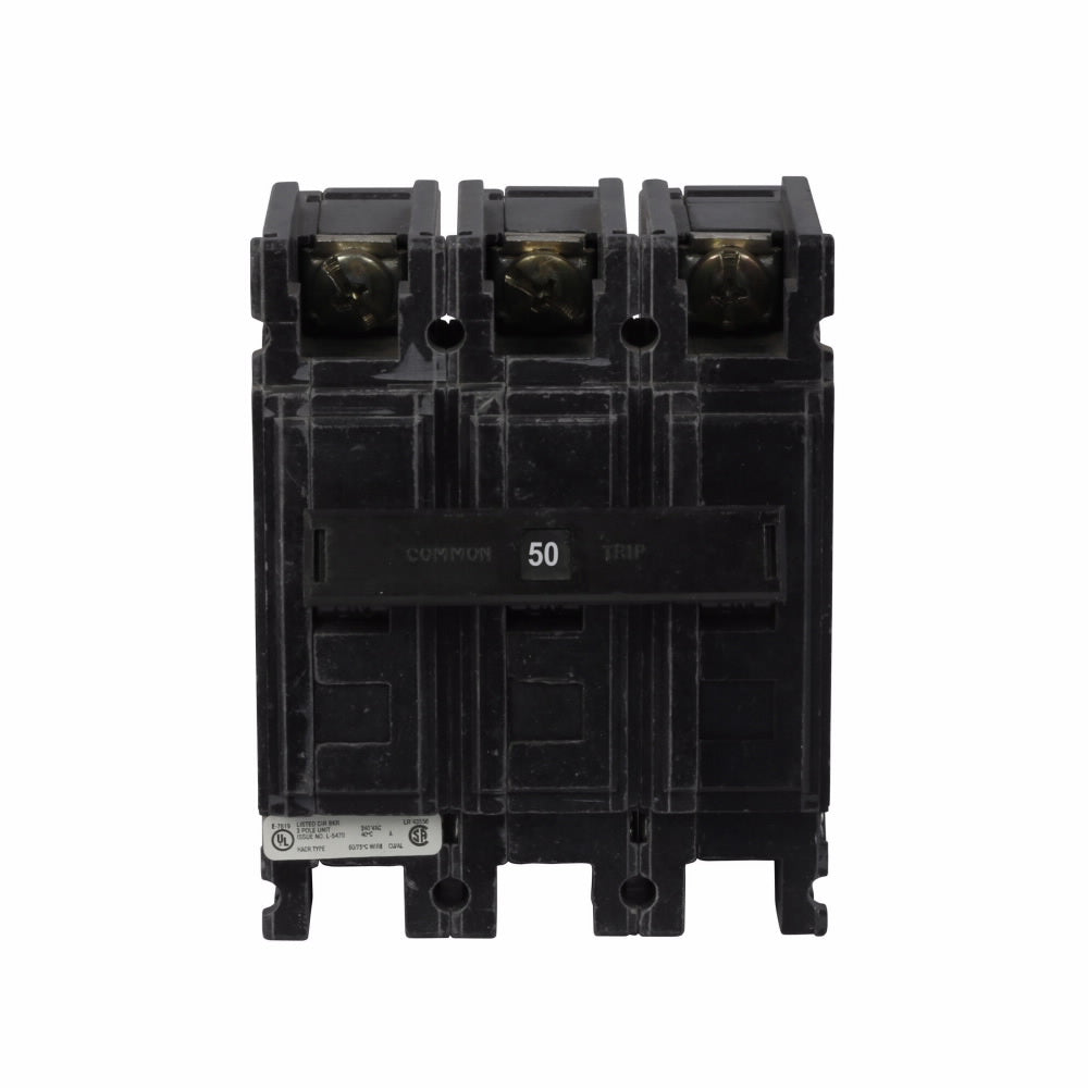 QCHW3050H - Cutler Hammer Feed-Thru 50 Amp 3 Pole Circuit Breaker - Essential Electric Supply