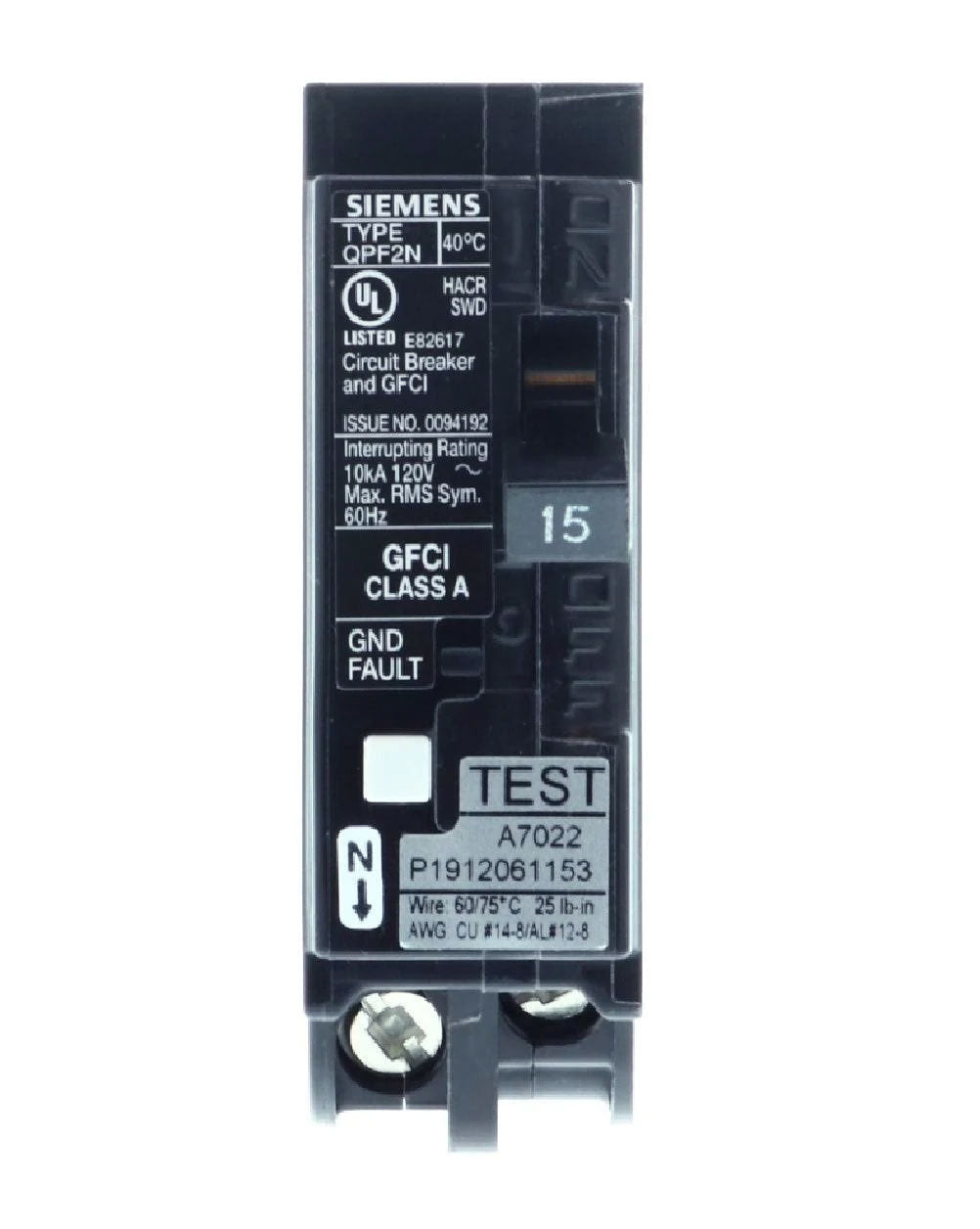 Siemens QF115AN Molded Case Circuit Breaker