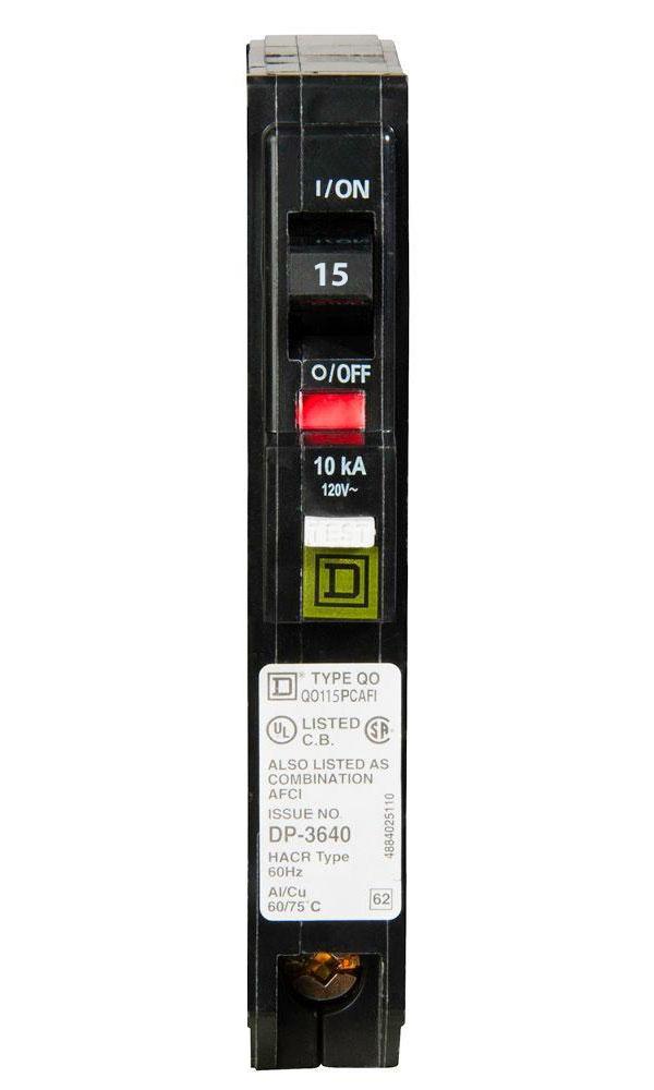 Square D QO115PAF Circuit Breaker Molded Case