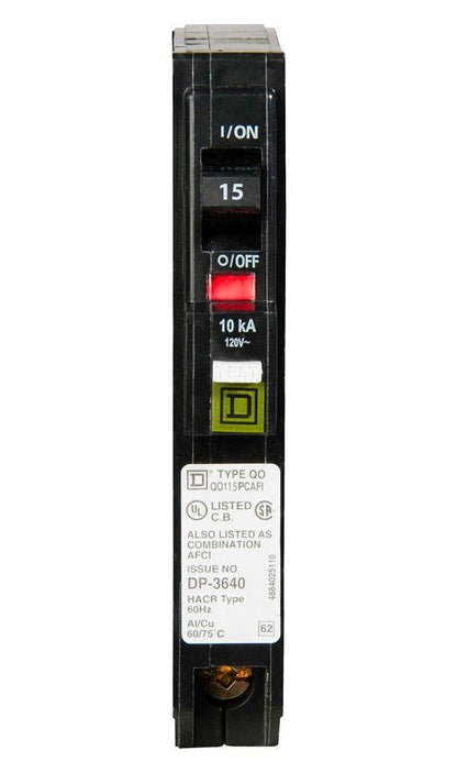 Square D QO115PAF Circuit Breaker Molded Case