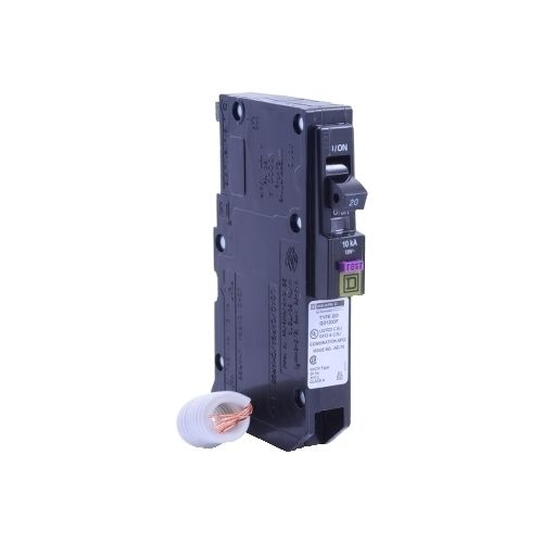 Square D QO120GF Circuit Breaker | 120V 20A 1P 10kA@120V Plug-In QO Series