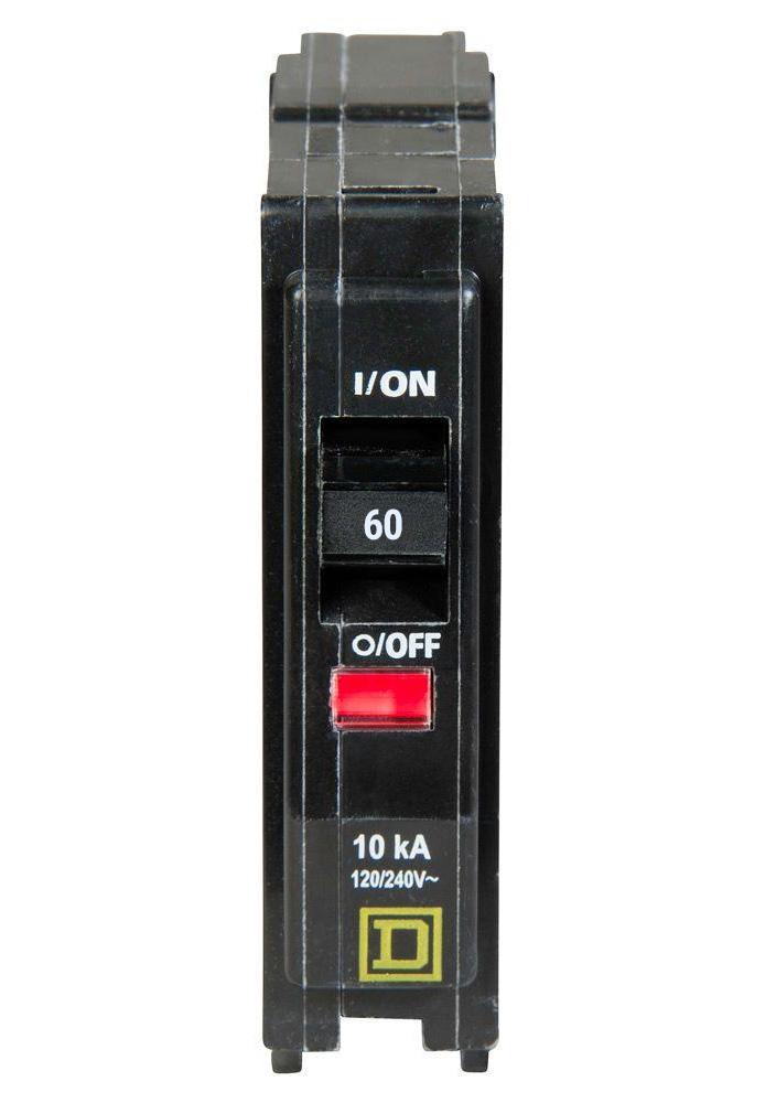 Square D QO160 Circuit Breaker | 120/240V 60A 1P 10kA@240V Plug-In QO Series