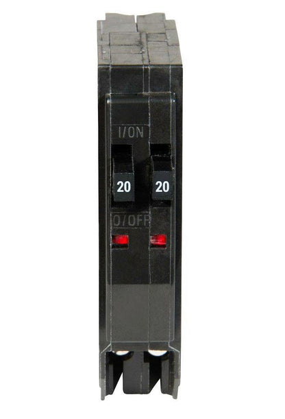 Square D QO2020 Circuit Breaker | 120/240V 20A 2P Plug-In 10kA@120V QO Series
