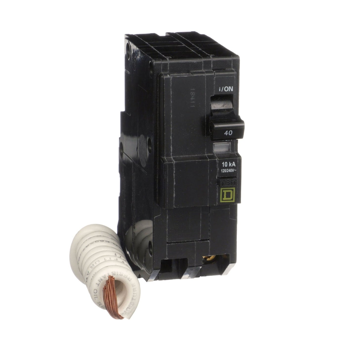 Square D QO240EPD Circuit Breaker 120/240V 40A 2P 10kA@240V Plug-In QO Series