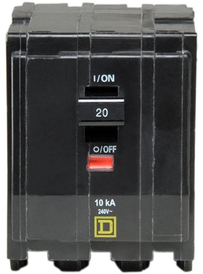 Square D QO320 Circuit Breaker | 240V 20A 3P 10kA@240V QO Series