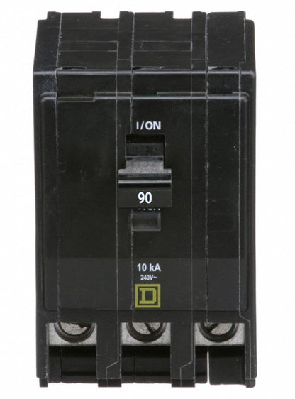 Square D QO390 Circuit Breaker | 240V 90A 3P 10kA@240V Plug-In QO Series