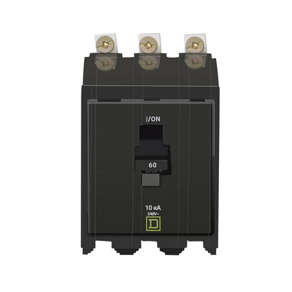 Square D QOB360 Circuit Breaker | 240V 60A 3P 10kA@240V Bolt-On QOB Series