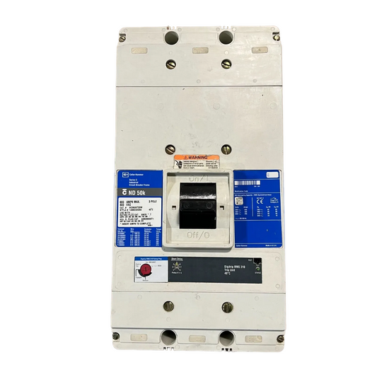 CNDC4800T33W - Cutler Hammer Bolt-On 600V 800A 4 pole circuit breaker 100kA@480V - Essential Electric Supply