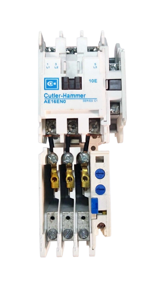 AE16BNS0AC Cutler Hammer Freedom Series Motor Starter 600V 10A 3 Pole Nema 0 120V Cloil - Essential Electric Supply