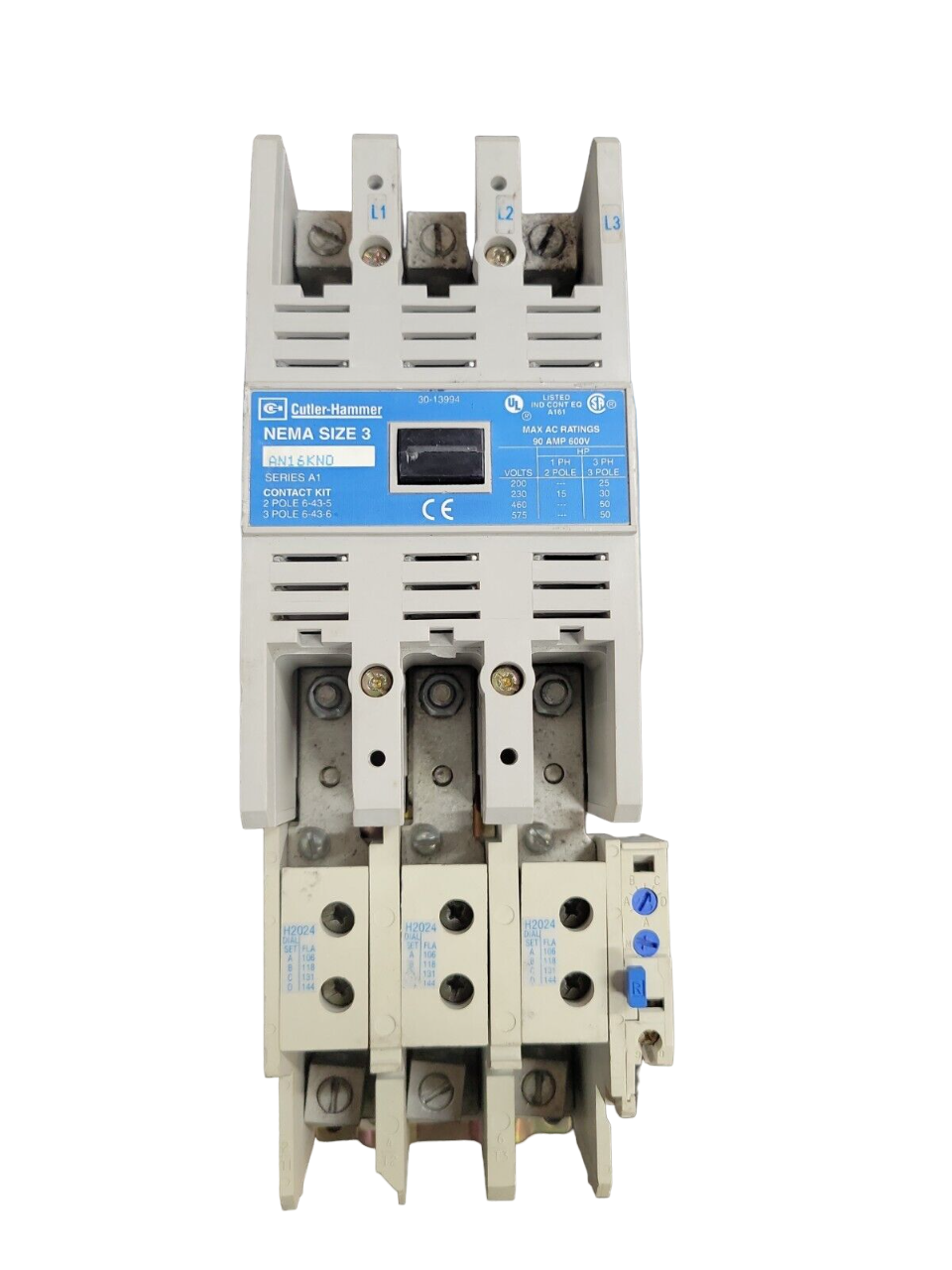 AE16NN0C Cutler Hammer Freedom Series Motor Starter 600V 140A 3 Pole Nema 4 480V Cloil - Essential Electric Supply