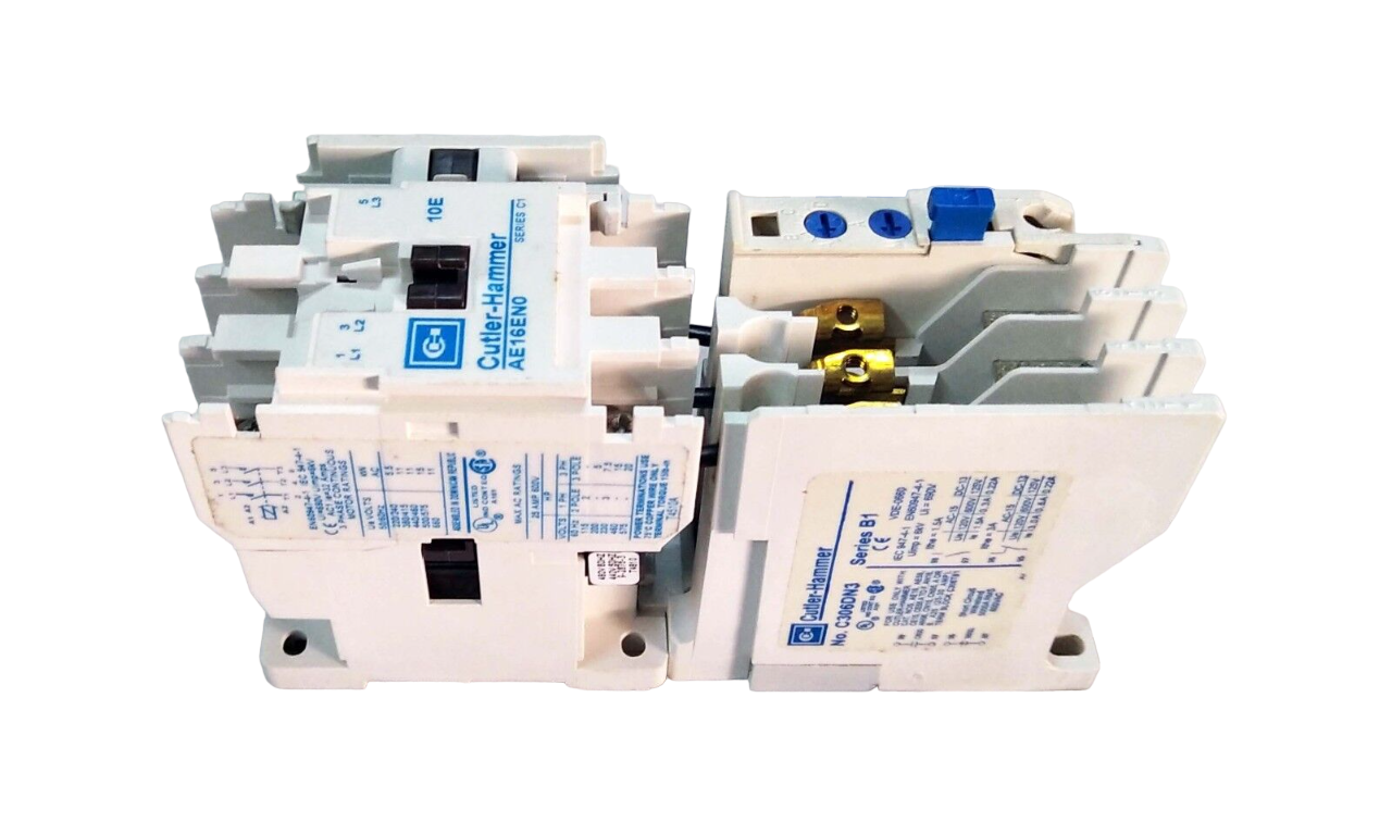 AE16BNS0AC Cutler Hammer Freedom Series Motor Starter 600V 10A 3 Pole Nema 0 120V Cloil - Essential Electric Supply