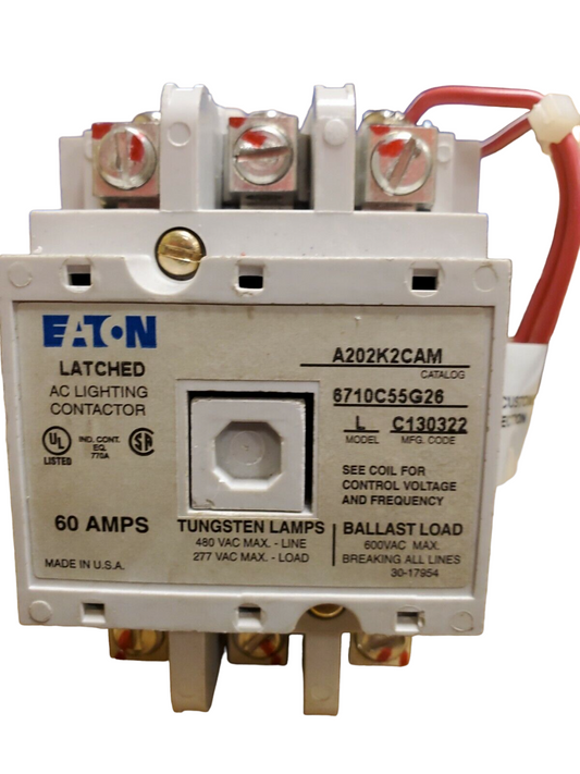 A202K3CZM Cutler Hammer A202 Contactor 600V 100A 277V Coil - Essential Electric Supply