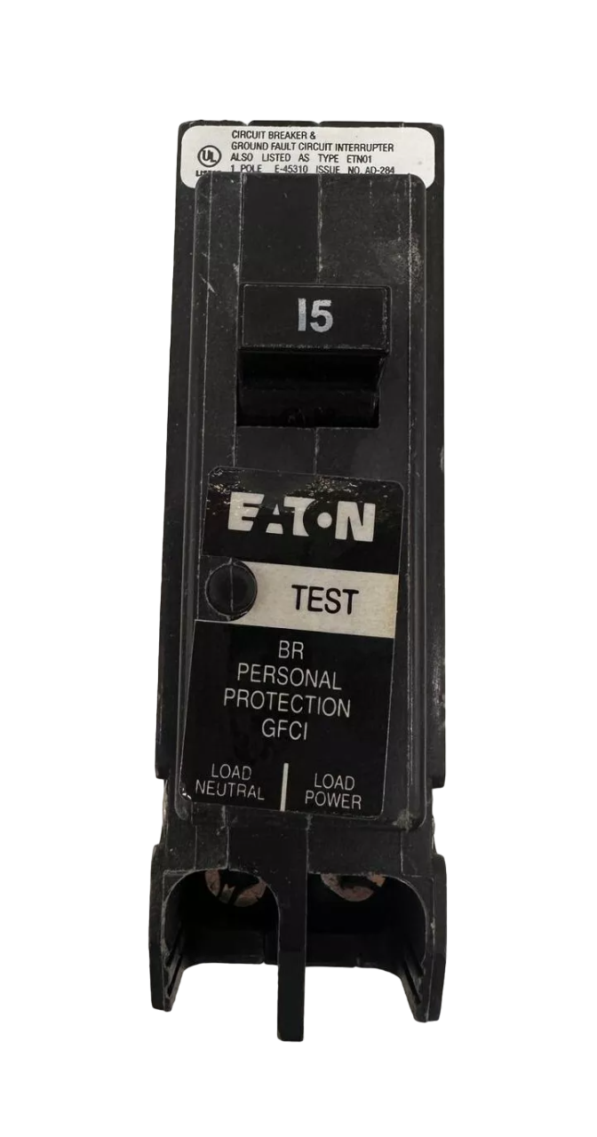 Eaton, Cutler Hammer BRP115GF Circuit Breaker | BR Series BRP 120V 15A