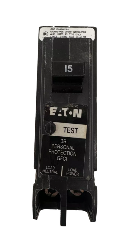 Eaton, Cutler Hammer BRP115GF Circuit Breaker | BR Series BRP 120V 15A