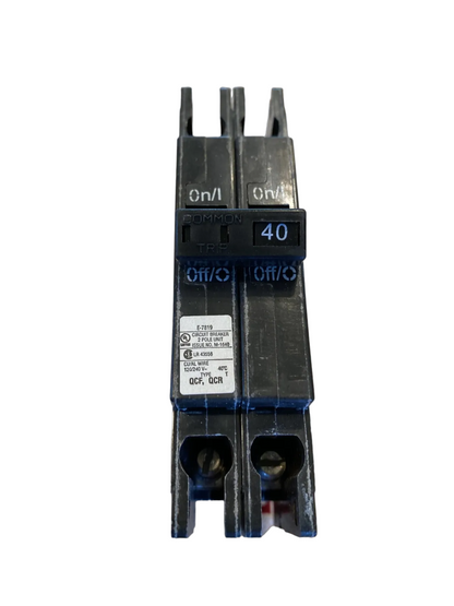 QCR2040 - Cutler Hammer Feed-Thru 240V 40A 2 pole circuit breaker 10kA@240V - Essential Electric Supply
