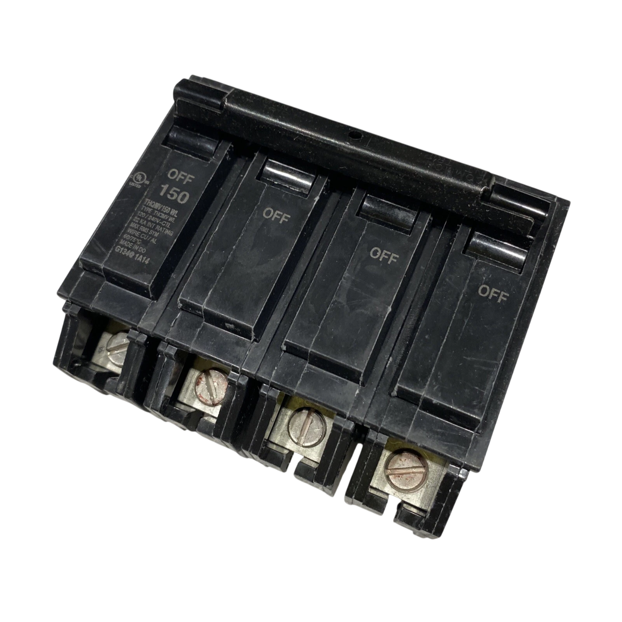 General Electric THQMV150WL Circuit Breaker | 120V 150A 2P 22kA@240V Plug-In PowerMark Gold