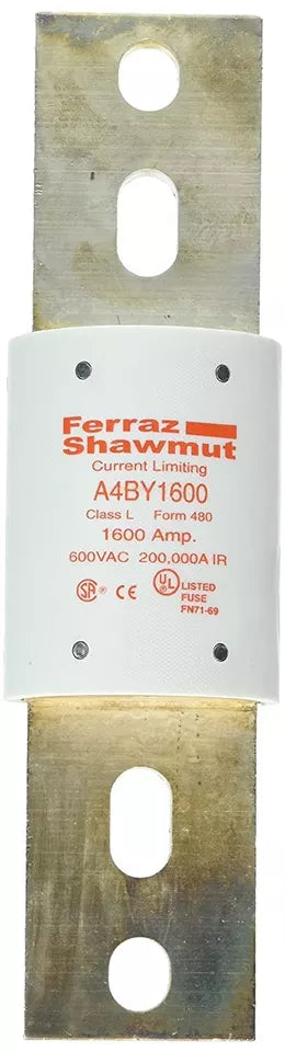 Mersen A4BY1600 Low Voltage Fuse 600V 1600A 200kA@600V AKR Series