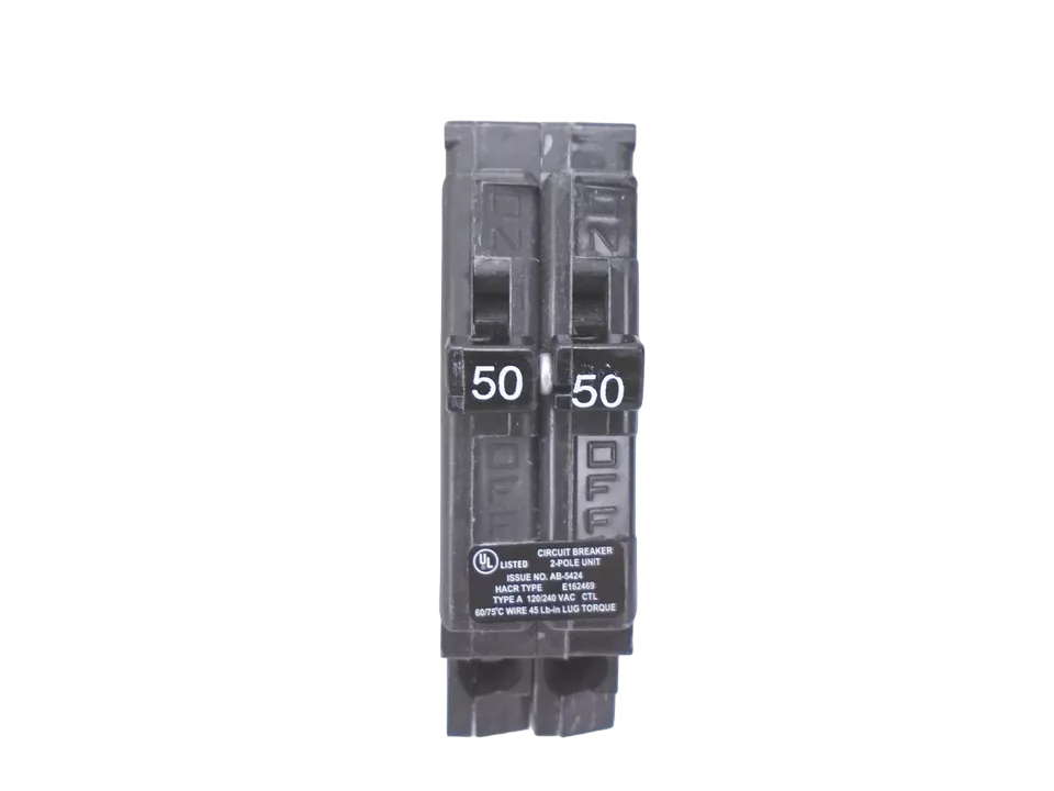 Connecticut Electric UBITBA250 Circuit Breaker | 120/240V 50A 2P 10kA@120V Plug-In Type A