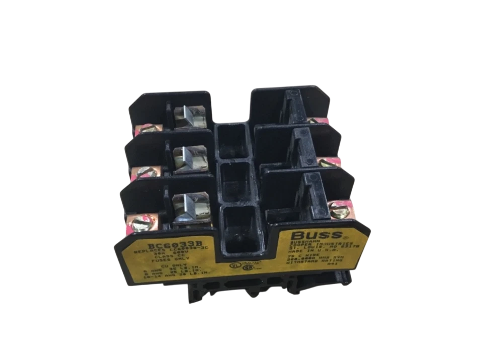Cooper Bussmann, Bussmann, Eaton BC6033B Fuse | BC 600V 30A