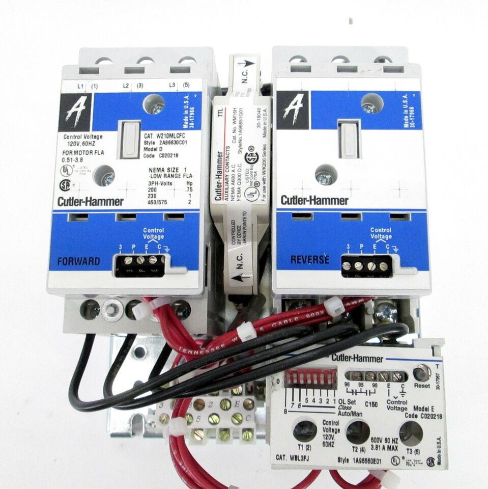 W210MLCFC Cutler Hammer Advantage Series Motor Starter 600V 27A 3 Pole Nema 1 120V Cloil - Essential Electric Supply