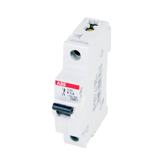 S201-K3 - ABB Feed-Thru 3 Amp 1 Pole Circuit Breaker - Essential Electric Supply