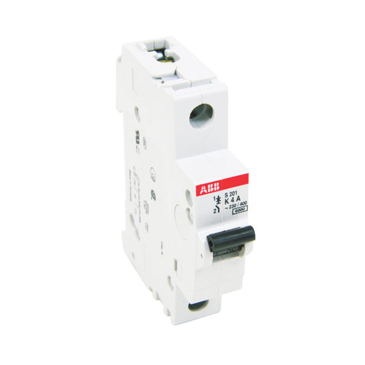 S201-K4 - ABB Feed-Thru 4 Amp 1 Pole Circuit Breaker - Essential Electric Supply