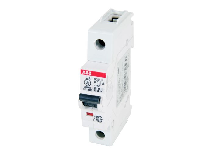 ABB S201U-K16 Circuit Breaker | 240V 16A 1P 10kA@240V Bolt-On S 200 U Series