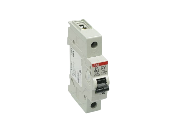 ABB S201U-Z6 Circuit Breaker | 240V 6A 1P 10kA@240V Feed-Thru S 200 U Series