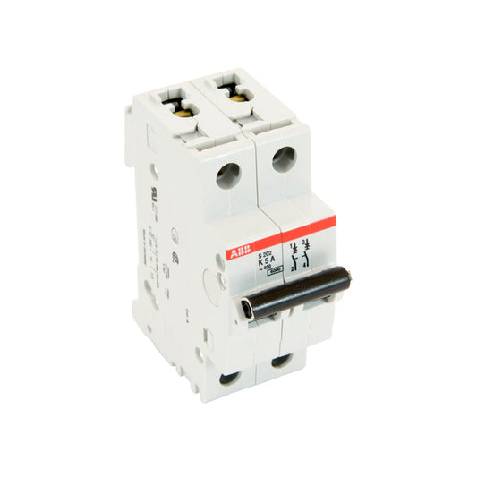 S202-K5 - ABB Feed-Thru 5 Amp 2 Pole Circuit Breaker - Essential Electric Supply