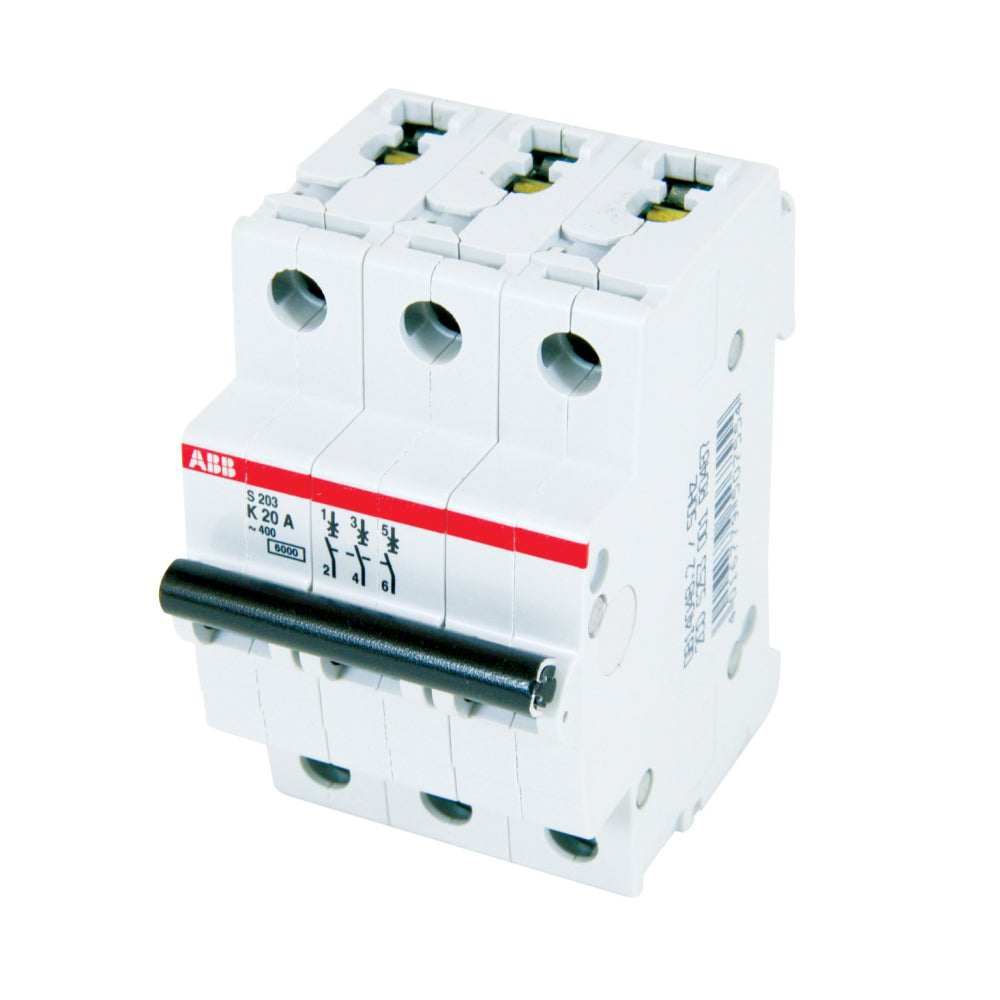 S203-K20 ABB Molded Case Circuit Breaker S 200 Series 20A 480V - Essential Electric Supply