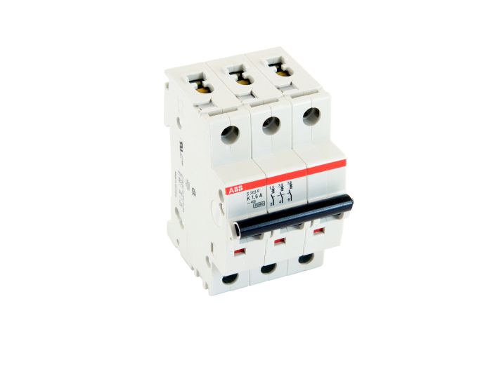 ABB S203P-K1.6 Circuit Breaker | 480V 1.6A 3P 10kA@480V Feed-Thru S 200 P Series