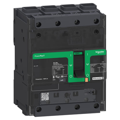 Schneider Electric BGF46060 Circuit Breaker | 600V 60A 4P 35kA@480V Bolt-On Powerpact BGF