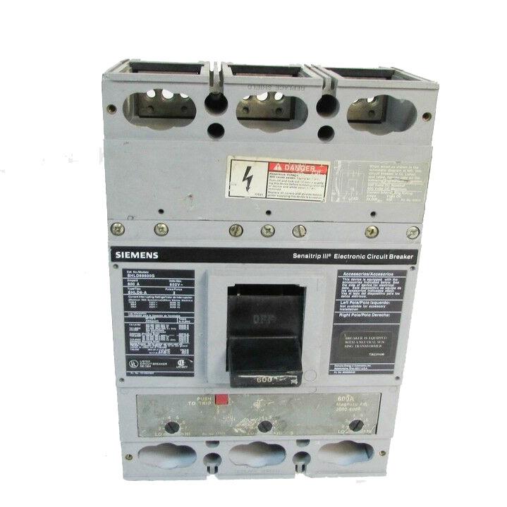 Siemens SHLD69600G Circuit Breaker | 600V 600A 3P 65kA@480V Bolt-On Sentron Series