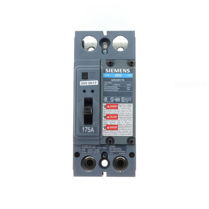 Siemens QR22B175L Circuit Breaker | 240V 175A 2P 10kA@240V Feed-Thru QR Series