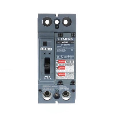 Siemens QRH22B175L Circuit Breaker | 240V 175A 2P 25kA@240V Feed-Thru QR Series