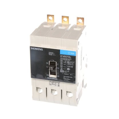 Siemens NGB3B025V Circuit Breaker | 600V 25A 3P 25kA@480V Bolt-On VL Series