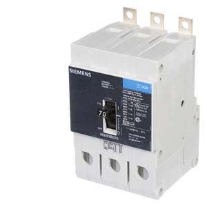 Siemens NGB3B070V Circuit Breaker | 600V 70A 3P 25kA@480V Bolt-On VL Series